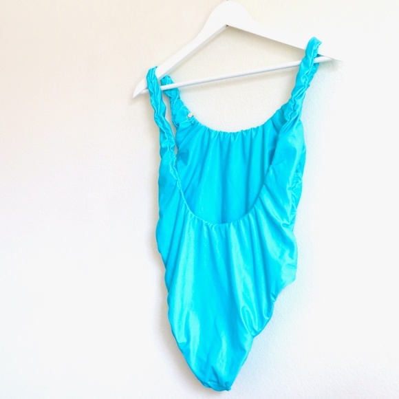 Kenny Flowers Aqua Flamingo One-Piece Swimsuit - Picture 9 of 12